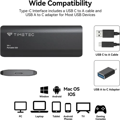 Miniatura 4 de Extreme SSD portátil de 500 GB, SSD externo ultrarrápido y ligero para juegos, estudiantes, profesionales, elegante y resistente, mini unidad