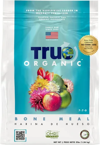 Miniatura 23 de True Organic Harina de sangre: fertilizante orgánico con alto contenido de nitrógeno para un rápido crecimiento vegetativo, bolsa de 3 libras cubre