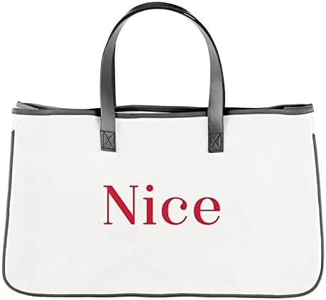 Miniatura 3 de Santa Barbara Design Studio F2F Bolsa de lona navideña, 20 x 11 pulgadas, traviesaagradable