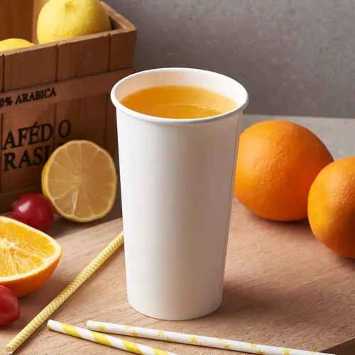 Miniatura 9 de CIAO! Vaso caliente de papel blanco de 20 onzas, desechable, 3.543 in de diámetro, 600