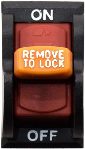 HQRP Interruptor de palanca de encendido y apagado compatible con cable Porter 887045, cortador tipo 1 552, mesa de enrutador 697 698, prensa de