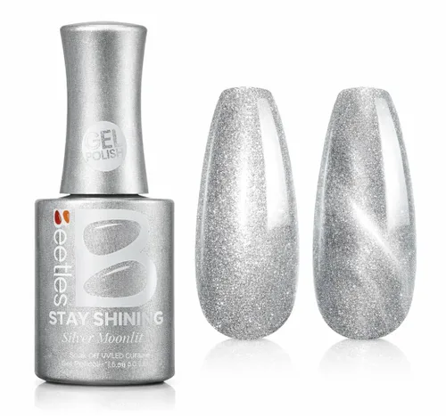 Miniatura 123 de Beetles - Esmalte de uñas de gel verde luminoso que brilla en la oscuridad, esmalte de uñas de gel que se absorbe con lámpara LED UV, arte de uñas