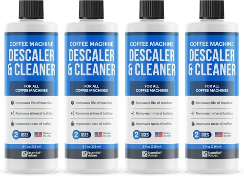 Miniatura 12 de Essential Values Solución Descalcificadora (8 fl oz / 236 ml) – Limpiador de Cafetera para Nespresso, Keurig, Breville y Más – Funciona en Todas