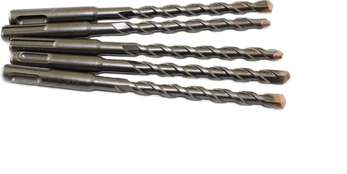 TMAX SDS-Plus - Juego de 5 brocas de martillo giratorio (5/16 x 4 x 6 pulgadas) con punta de carburo para perforar hormigón, cemento, piedra,