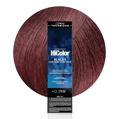 Miniatura 12 de L'Oréal Technique HiColor Violet & Blacks Permanent Hair Color - Anti-Breakage Ceramide R Complex, Multi-Lift with No Brassiness, For Dark Bases