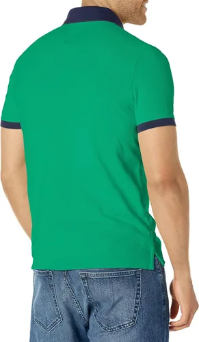 Miniatura 2 de Tommy Hilfiger Men's Short Sleeve Cotton Pique Flag Polo in Regular Fit