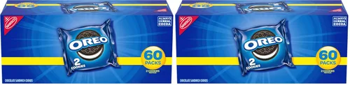 Miniatura 39 de Galletas OREO Minis tipo sándwich doradas, 12 bolsas de 3 oz