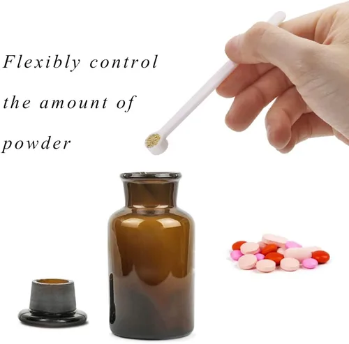 Miniatura 5 de Micro cucharaditas de Penta Angel 12 cucharas medidoras pequeñas, mini cucharas de plástico, herramientas de medición para cosméticos, medicamentos