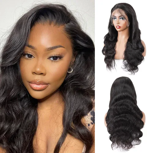 Miniatura 11 de Cabello humano ondulado con cierre frontal de encaje HD 4 x 4, cierre de encaje con cabello de bebé, cabello humano 100% virgen brasileño