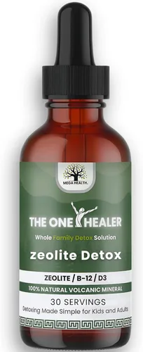 Miniatura 11 de The One Healer Zeolite Detox para niños y adultos, gotas de zeolita pura con metilo B12 y vitamina D3 para desintoxicación de metales pesados