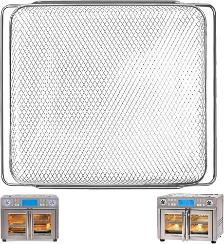 Miniatura 9 de Canasta de reemplazo para horno de aire frito de zona dual Emeril Lagasse 360 25 QT horno de aire frito tostador de convección de malla de acero