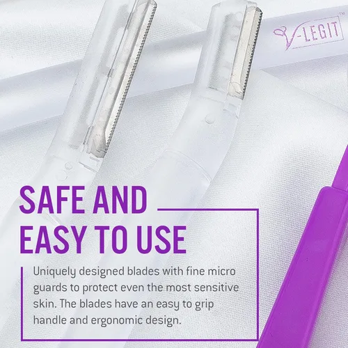 Miniatura 4 de Dermaplaning Tools - Maquinilla de afeitar facial exfoliante Dermaplane para mujeres y hombres afeitadora para exfoliar refrescar la piel Peach Fuzz