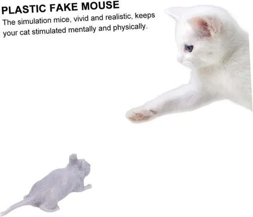 Miniatura 5 de Toyvian 10Pcs Realistic Halloween Simulation Mouse Funny Plastic Fake Rat Prank Props for Spooky Decor Lightweight and Portable for Halloween