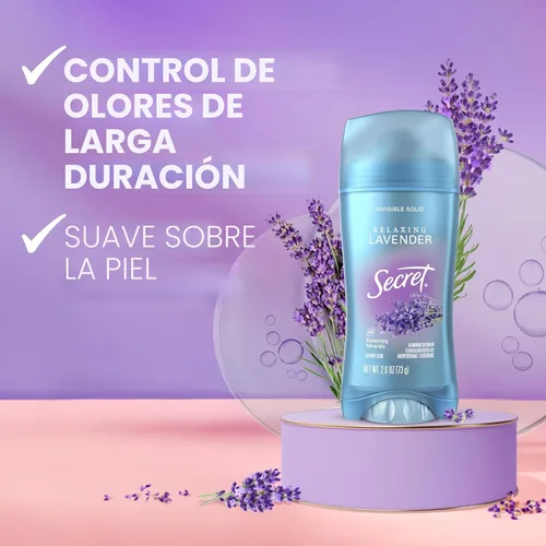 Miniatura 2 de Secret Desodorante antitranspirante fresco para mujer, protección transpirable contra el sudor y el olor durante 72 horas, frescura instantánea