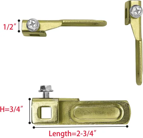 Miniatura 3 de Cerradura de Manija en T de Leva de Acero Adecuada para Cerraduras de Manija en T y L de Toldo de Camión y RV, Techos de Camper - 1 Paquete