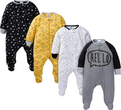 Miniatura 48 de Gerber Sleep 'n Play - Mamelucos para niños, paquete de 4
