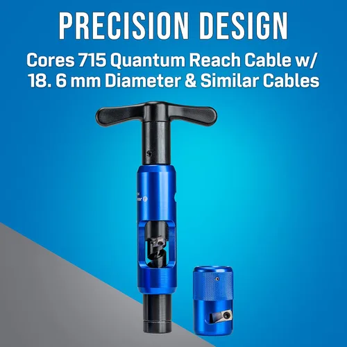 Miniatura 2 de Jonard Tools HSC-715QR Kit de herramienta de pelado y corte para cable Hardline 715QR