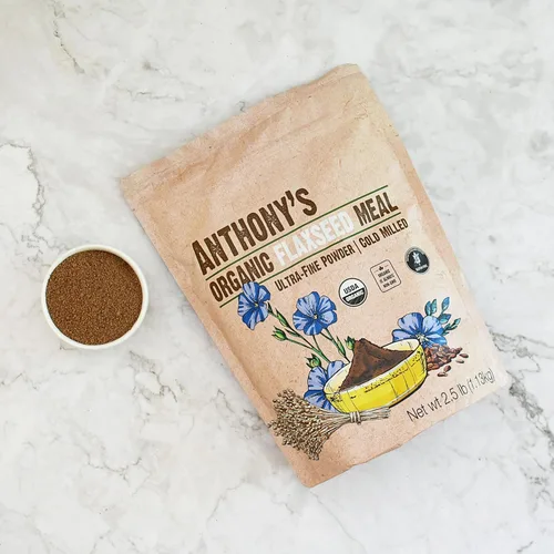 Miniatura 7 de Anthony's Harina de linaza orgánica, 2.5 libras, sin gluten, polvo molido ultrafino, molido en frío, apto para dieta keto