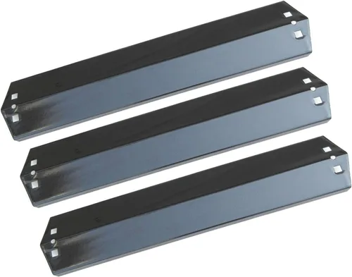 Parts DP105 - Placas térmicas de acero porcelánico de 18 15/16 x 3 7/8 pulgadas, repuesto para parrilla de gas CharGriller
