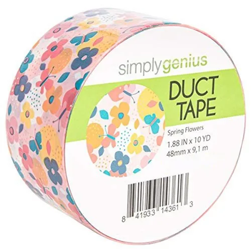 Miniatura 17 de Simply Genius Paquete variado de 12 rollos de cinta adhesiva estampada y coloreada, suministros de manualidades para niños y adultos, 10 yardas, 120