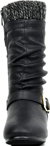 Miniatura 5 de DREAM PAIRS Girl's Faux Fur Lined Knee High Winter Riding Boots(ToddlerLittle KidBig Kid)