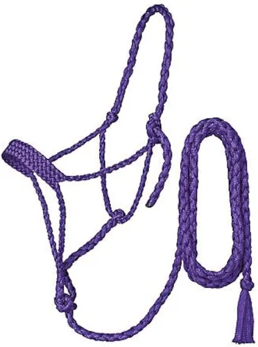 Miniatura 6 de Tough 1 Mule Tape Halter con plomo de 10 pies