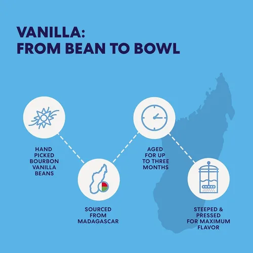 Miniatura 6 de Magnolia-Star Extracto de Vainilla Pura, 16 oz., Hecho de Granos de Bourbon de Madagascar Seleccionados a Mano, Sin OMG y Sin Gluten Vainilla