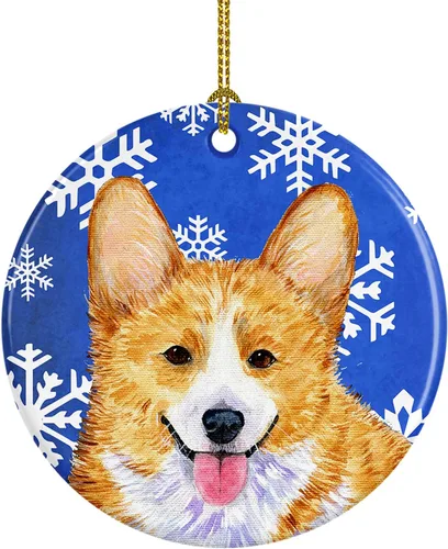 Miniatura 103 de Caroline's Treasures Cavalier Spaniel - Adorno de cerámica para colgar en el árbol de Navidad, para el hogar, Navidad, fiestas, regalo, 3 pulgadas