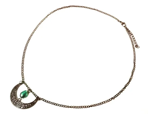 Miniatura 30 de Diadema de bruja con diseño de luna para mujer, corona de hada de elfo, disfraz de frente gitana vikinga, diadema bohemia luna dorada