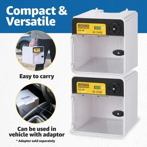 Miniatura 3 de Brinsea TLC-30 Advance Incubadora portátil para cachorros, gatitos, pequeños mamíferos con calefacción y control de temperatura, incubadora