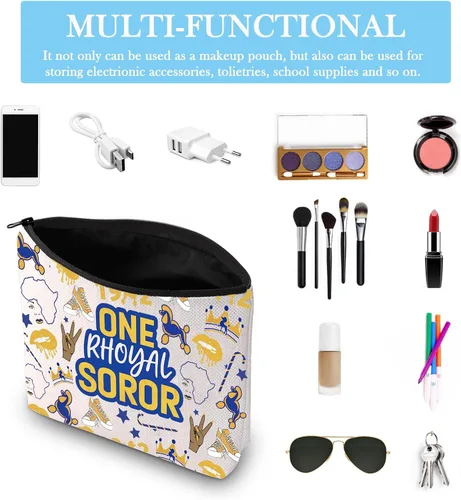 Miniatura 3 de GJTIM Hermandad Sorority Paraphernala Regalo Hermandad de Mujeres Regalo de la Hermana Hermandad de Mujeres Griegas Un Rhoyal Soror Bolsa de Una