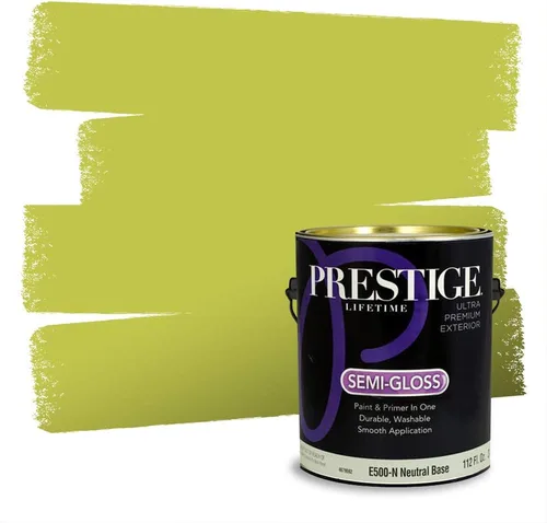 Miniatura 1598 de Prestige Paints - pintura de exterior y pintura de imprimación en una, E100-T-6006-10AVP