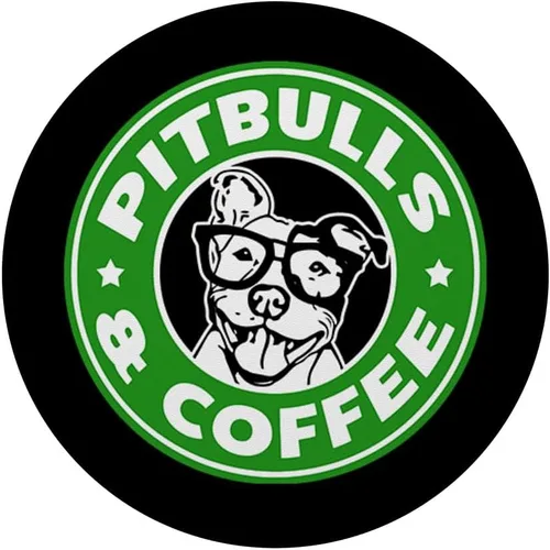 Miniatura 3 de PitBulls y café gracioso para Pit Bull Papá o Pitbull mamá – popsockets agarre y soporte para teléfonos y tabletas, Negro