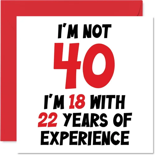 Miniatura 62 de Tarjeta de cumpleaños número 100 para mujeres y hombres, no 100, soy 18 con 82 años de experiencia, divertida tarjeta de felicitación de feliz
