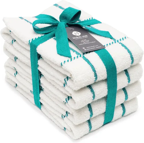 Miniatura 23 de Toallas de cocina 100% algodón de terry Mellow Buff, paquete de 4, 16 x 26 pulgadas, toallas de cocina súper suaves y absorbentes, perfectas