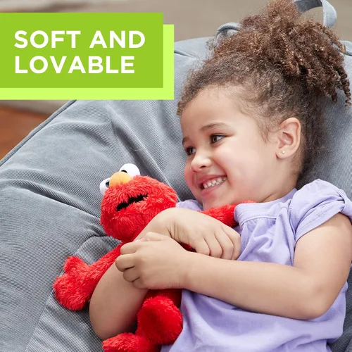 Miniatura 3 de Sesame Street Mini muñeca de Elmo de peluche: juguete Elmo de 10 pulgadas para niños pequeños y preescolares, juguete para niños de 1 año en adelante