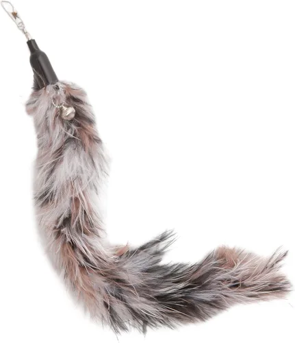 Miniatura 3 de Paquete de 6 repuestos de plumas de juguetes para gatos: añade vida al juguete favorito de tu gato con este paquete múltiple de recarga de plumas