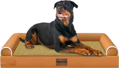 Miniatura 135 de Cama ortopédica lavable para perros medianos y grandes: cama con cojines de apoyo para perros medianos y grandes, cama impermeable de espuma tipo