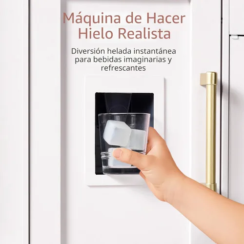 Miniatura 8 de Best Choice Products - Juego de cocina de simulación para niños, juego interactivo de madera para niños pequeños con isla, máquina de espresso, 17