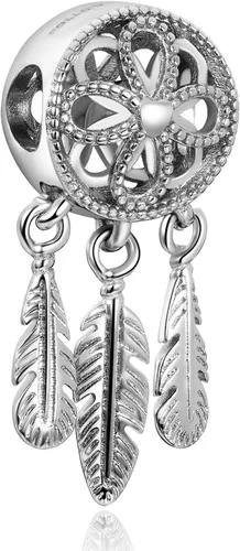 Annmors Jewelry Birthday Charms for Woman-925 Sterling Silver Dangle Pendant Bead with Cubic ZirconiaGirl Jewelry Beads DIY Gifts for Women Bracelet