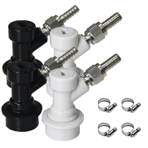Juego de desconexión de barril de bloqueo de bola – LUCKEG Brand Ball Lock MFL se desconecta con tuercas giratorias de acero inoxidable y abrazadera