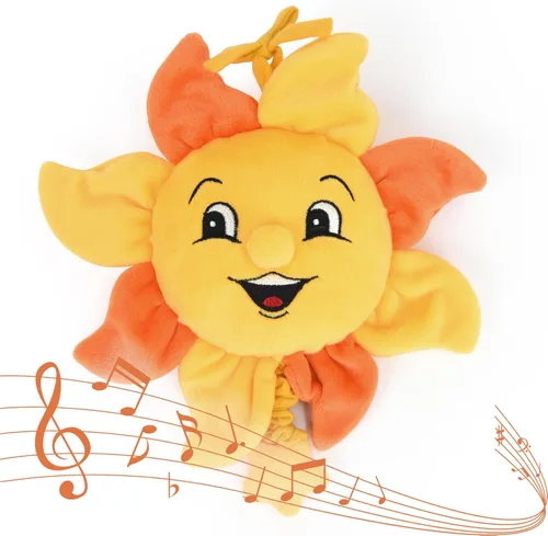 Juguete musical para bebé recién nacido de 0, 3, 6, 12 meses, suave juguete colgante de felpa para bebé de 6 a 12 meses, con música You are My