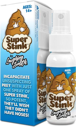 Miniatura 3 de SUPER STINK (1.01 onzas líquidas) - Spray para pedos - Hedor extra potente 'increíblemente fuerte' - Cosas de broma con olor a caca falsa - Huele a
