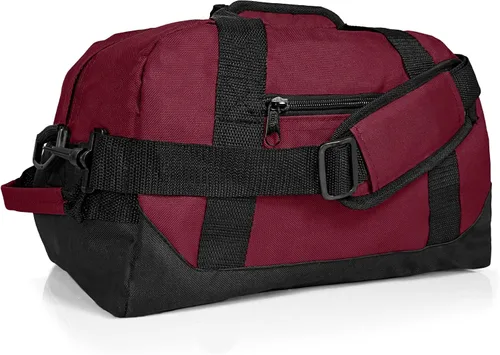 Bolsa tipo marinero Dalix. Bolsa tipo saco marinero pequeño en dos tonos para gimnasio, 14 pulgadas