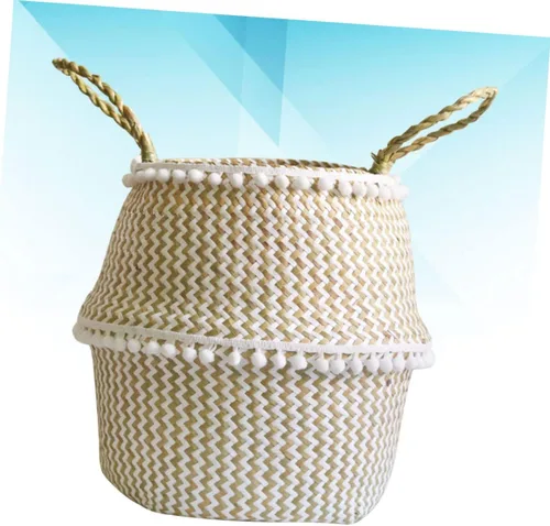 Miniatura 7 de Cesta de almacenamiento de mantas, cesta de lavandería, cesta decorativa tejida, cesta de almacenamiento, cesta de ropa, cesta de habitación, cesta