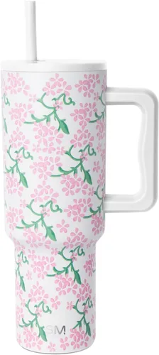 Miniatura 63 de Simple Modern Vaso Trek de 40 oz con Asa y Tapa con Pajilla Vaso de Viaje Aislado de Acero Inoxidable Apto para Portavasos Slumberland