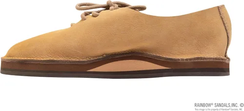 Miniatura 2 de Rainbow Sandals Zapato Mocca de cuero fresado de una sola capa para mujer, Arco iris