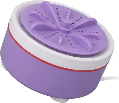 Miniatura 5 de Mini lavadora turbo, lavadora de ropa pequeña portátil USB para viajes de negocios, lavadora de lavandería ajustable con temporizador para ropa