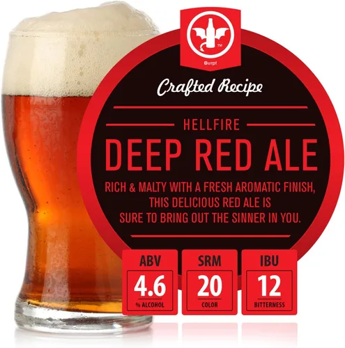Miniatura 4 de Kit de recetas de cerveza Dante's Delight Weizenbier de 2 galones. Hace un lote de cerveza artesanal hecha a mano con 4.6% ABV
