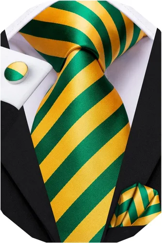 Miniatura 114 de Dubulle Corbata tejida de cachemira para hombre y gemelos de pañuelo para hombre, conjunto de gemelos para boda formal y negocios